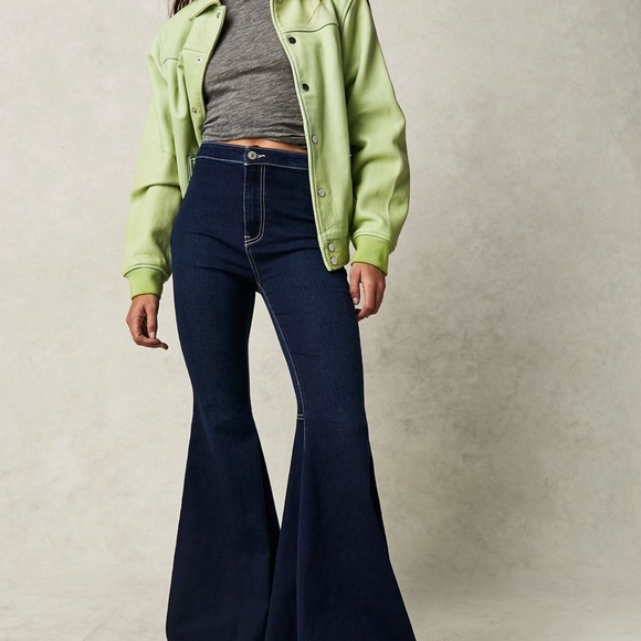 Free People Just Float On Flare Jeans - Picture 3 of 7